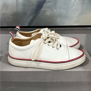 Thom Browne White Calf Leather Women’s Sneakers